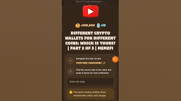 Different Crypto Wallets for Different Coins Which Is Yours? Memefi Video Code #memefivideocode