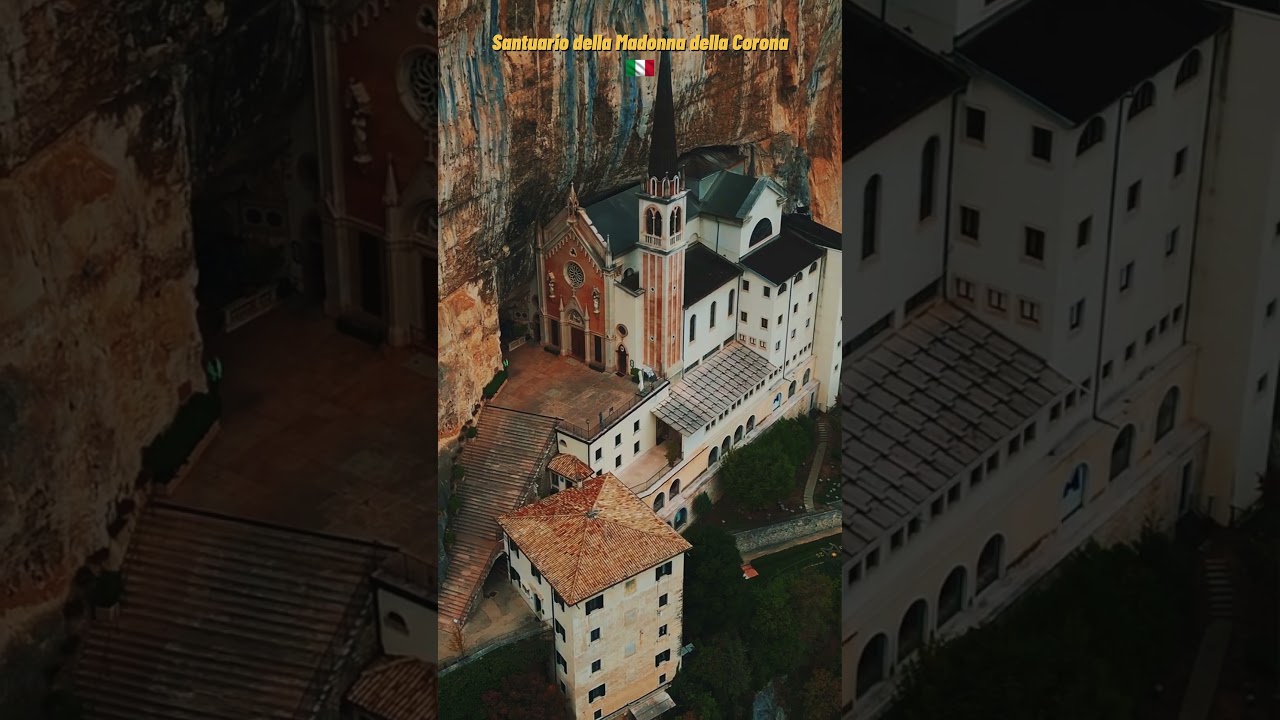 Santuario della Madonna della Corona – Italy’s Hidden Cliffside Sanctuary! 🇮🇹 