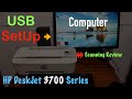 HP Deskjet 3700 USB SetUp Computer Windows 10 !!