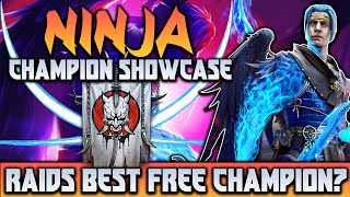 NINJA | Champion Spotlight | 100% MAXED Showcase | Free Legendary | Raid Shadow Legends