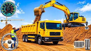 🚧 City Excavator Construction Simulator | Heavy Excavator Working on Mega Construction Site Gameplay screenshot 1