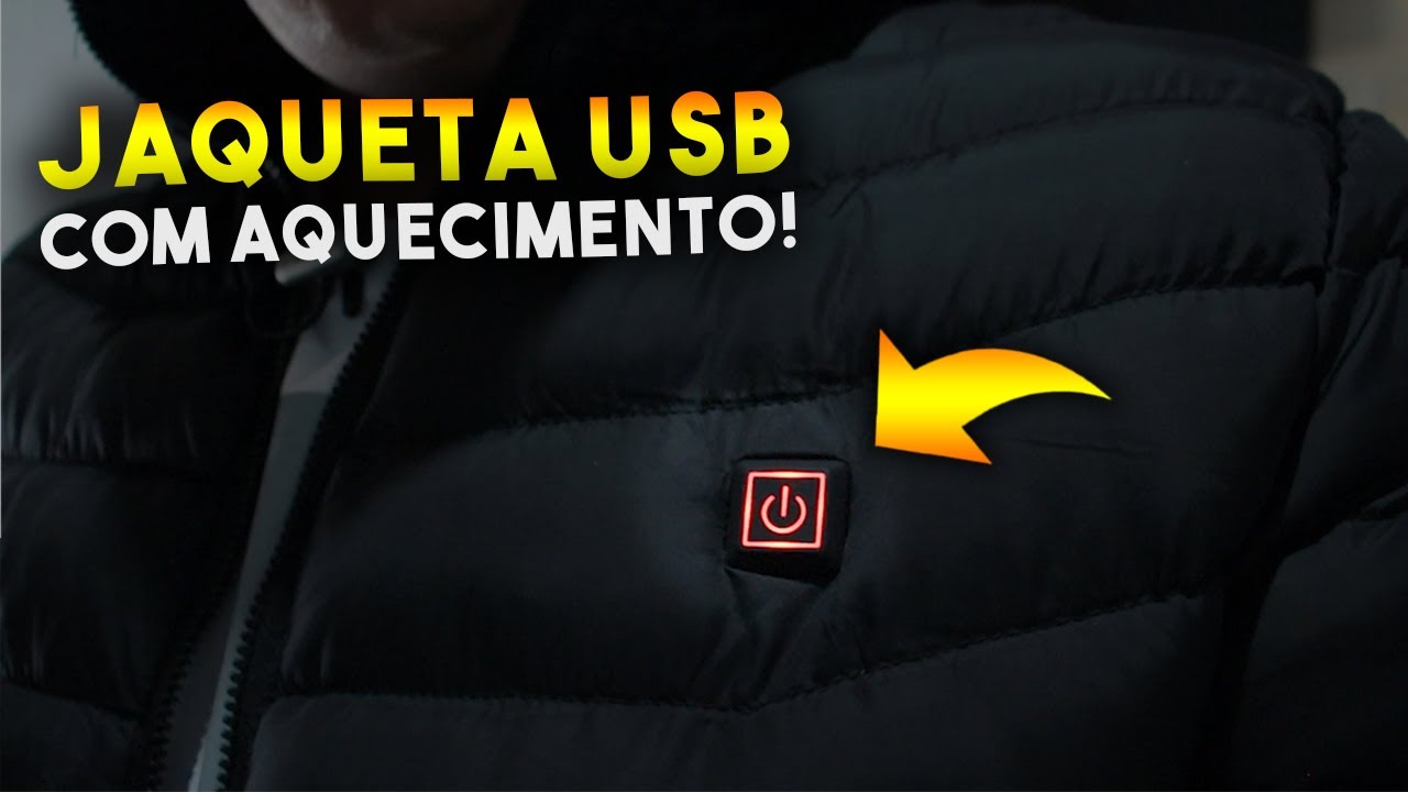 Jaqueta com AQUECIMENTO ELÉTRICO do ALIEXPRESS - Realmente