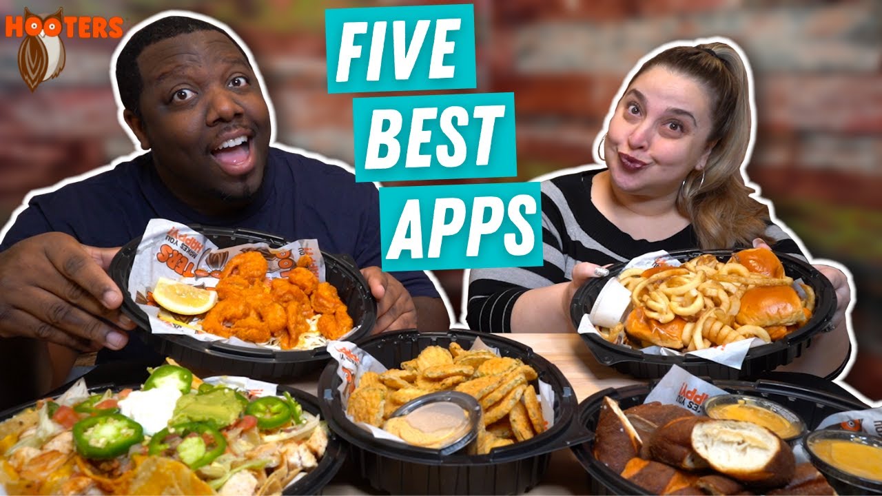 The 5 Best Appetizers From Hooters?! [Food Review] - YouTube