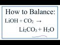 Balancing Chemical Equations Concepts