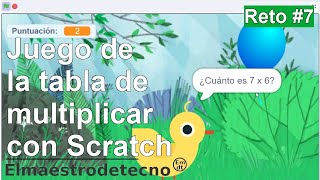 Reto Matemáticas y Scratch: Juego de la tabla de multiplicar. screenshot 5