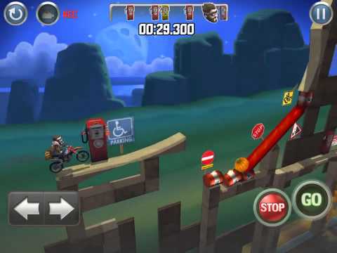 Check out my video of #34 PUMPKIN PARADISE level in Bike Baron! #bikebaron