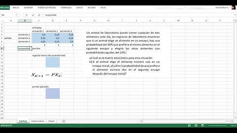 CADENA DE MARKOV2 EN EXCEL Libro David Lay