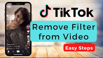 How To Remove Filter from TikTok Video !!