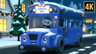 Christmas Santa Wheels on the Bus Rhyme Xmas Carols & Song for Kids