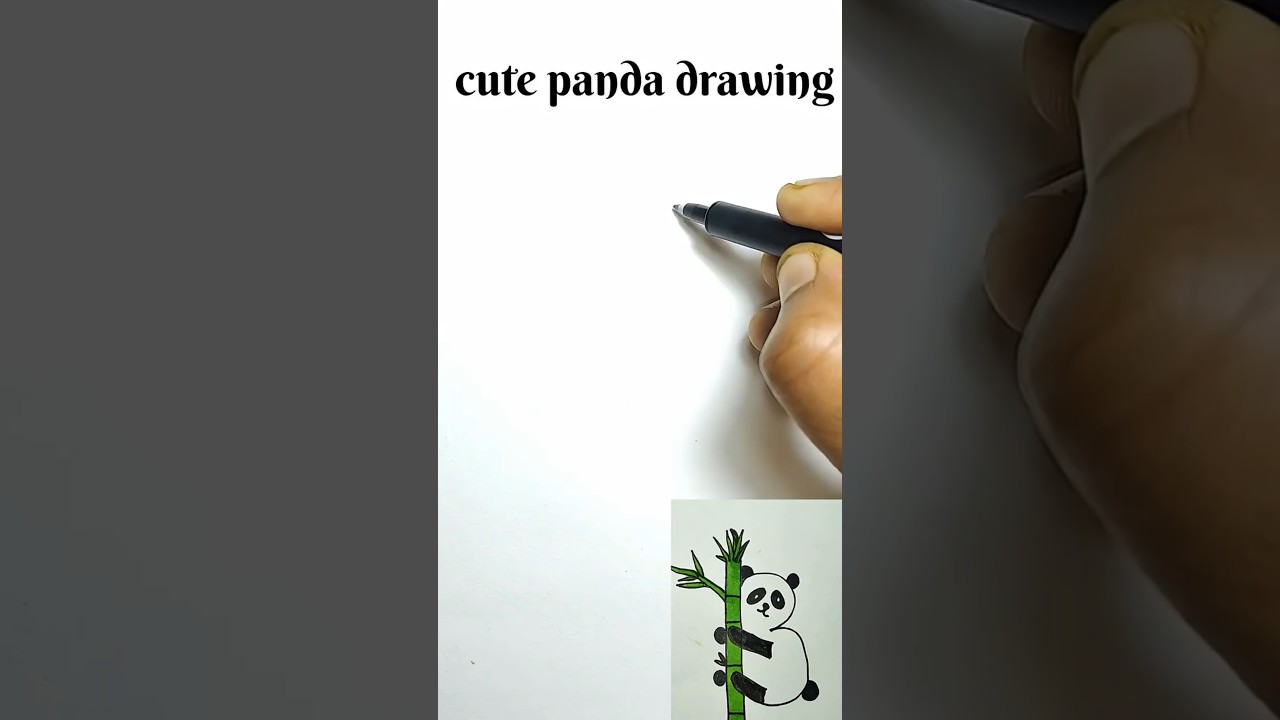 Cute Panda Drawing Step by Step 🐼 | Beginners & Kids 