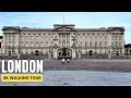 4K London Walking Tour at 6AM | Oxford Circus, Leicester Square, Buckingham Palace & More