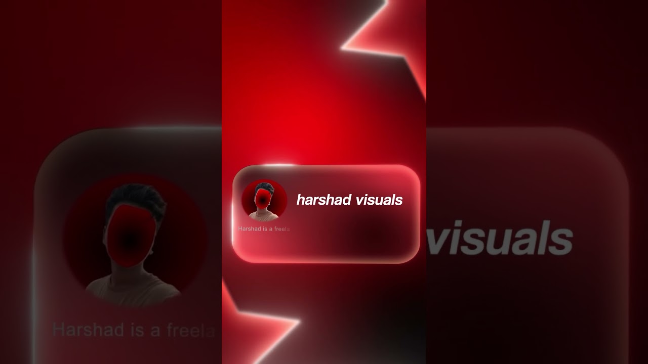 my showreel