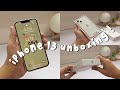 aesthetic unboxing iPhone 13 in 2022 !! (starlight) ☁️✨