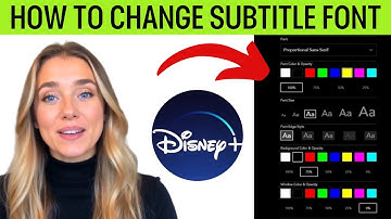 How To Change Subtitle Font On Disney Plus