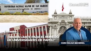 Meritocracia: ¿Habrá límite para el número de universidades de papel?