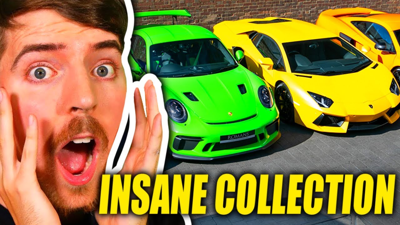 Inside Mr. Beast's JAW-DROPPING Car Collection! - YouTube