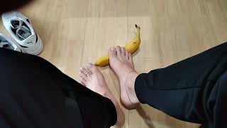 Asmr Banana Vs Feet. Foot Reflexology Im Boy