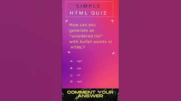 HTML MCQs Challenge? #html #coding #shorts