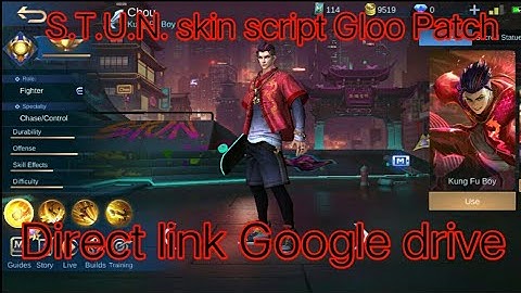 Chou S.T.U.N skin script Gloo Patch Full voice