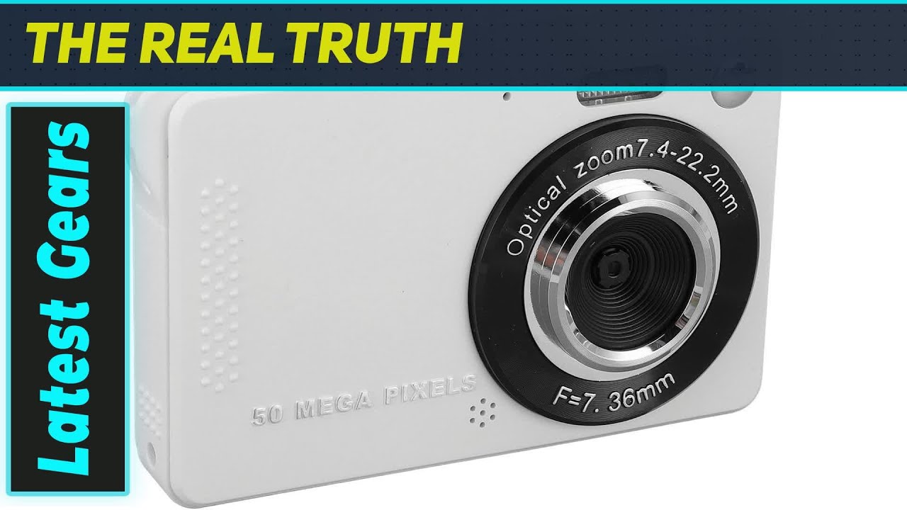 Лучшая 50-мегапиксельная цифровая камера для детей и начинающих: 16-кратный зум, автофокус, систе...