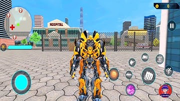 Bumblebee The Transformers Robot Jet Car Bike Transformation Game 2020 #11 - Android Gameplay
