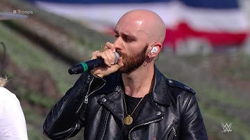 Machine Gun Kelly, Sam Harris and Bebe Rexha perform  Home   WWE Tribute to the Troops 2017   WWE 2