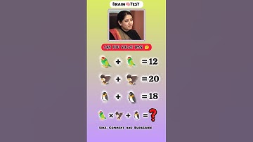 Brain Test | Can You Solve This #maths #reasoning #mathstricks #shorttricks #viralvideo #shorts