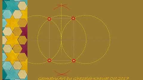 #602 six fold islamic geometric pattern traditional method