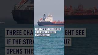 Three changes you might see if Strait of Hormuz opens this week