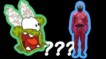 Om Nom & Squid Game Take It Easy  Sound Variations in 34 Seconds