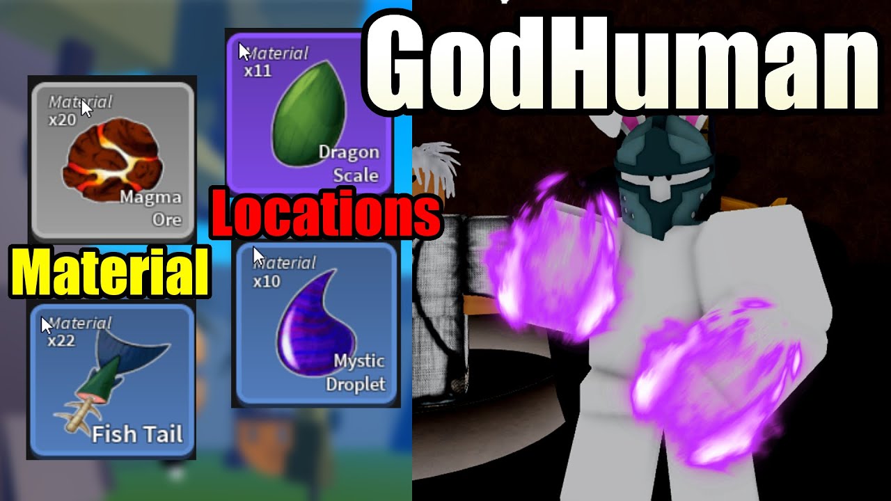 How To Get God Human! (King Red Head Quest NPC Location!)