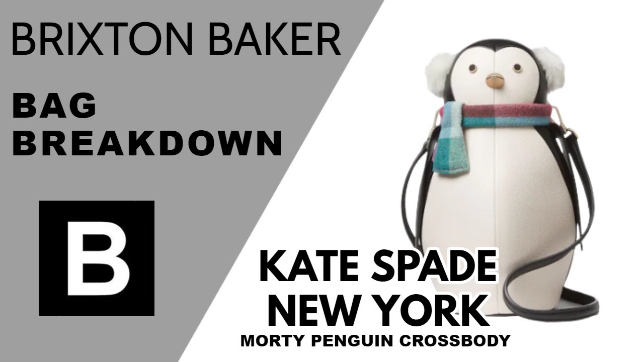 Kate Spade K9523 Morty Penguin Crossbody Leather Bag