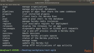 RESTful API Design with Node, Express, and MongoDB:  Explore the Cloud Provider | packtpub.com