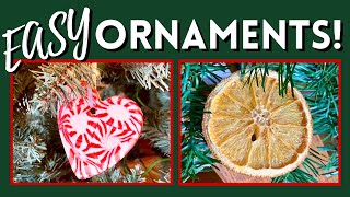 Easy Homemade Ornaments | DIY Christmas Decor