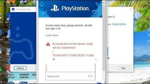 How To Fix PS4 RemotePlay Eror A connection to the server could not be established ON PC Or Laptop