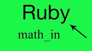 math in ruby