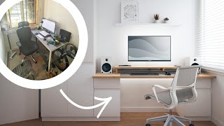 Architect Redesigns - A Tiny Office Desk Setup - Sydney Australia