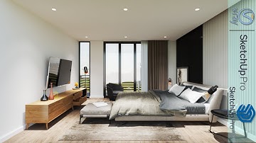 Sketchup V-Ray 5 Tips Find Your Fast Render Setting, interior Rendering How to Add Light #95