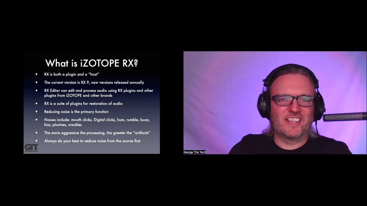 GTT inar iZotope RX Standard, a Beginner's Guide for VO Teaser