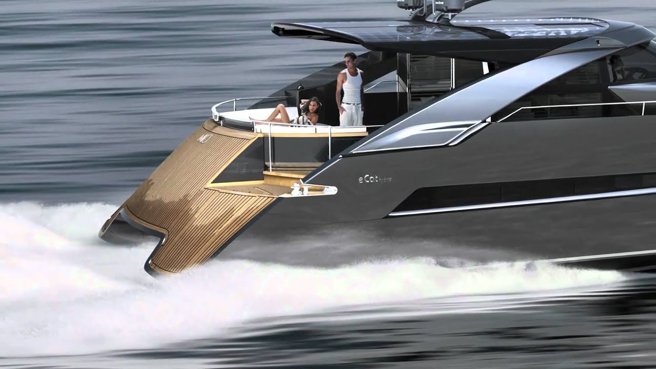 Power Catamaran Concept eCat hybrid by Juri Karinen Doovi