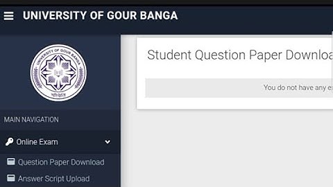 HOW TO UPLOAD YOUR ANSWER SCRIPTS FOR GOUR BANGA UNIVERSITY WEB SITE A TO Z