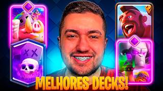 MELHORES DECKS DO MÊS DE JUNHO NO CLASH ROYALE EM 2026!