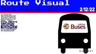 Lothian Buses Gemini 3 Service 23 City Centre to Morningside - RV 2/12/22