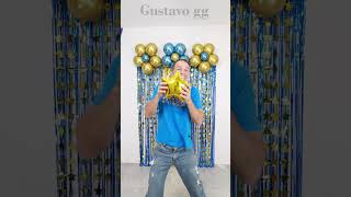 balloon decoration ideas 🤩 birthday decoration ideas at home #gustavogg #shorts