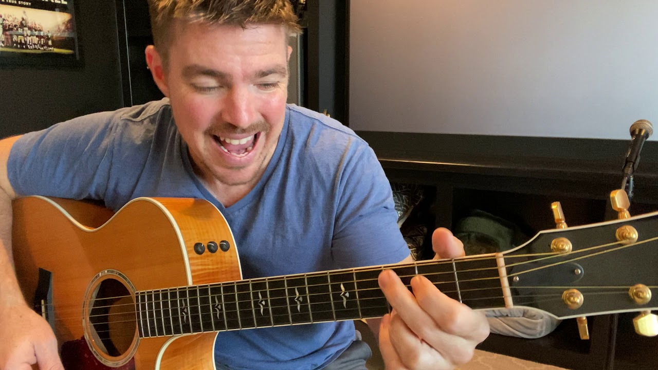 A Jukebox with a Country Song Doug Stone Beginner Guitar Lesson YouTube