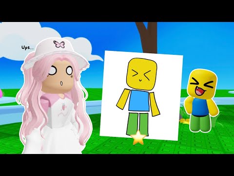 Playing Draw Me on Roblox😮🖌️