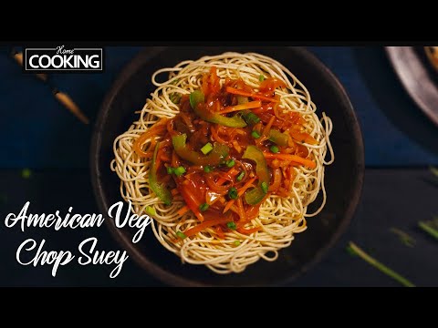 American Chop Suey | Veg Chopsuey Recipes