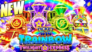 🚨1ST LOOK🚨OMG NEW TICKET TO WIN TRAINBOW SLOT REVEAL 2026 G2E LAS VEGAS CASINO GAME DEBUT PREMIERE screenshot 5