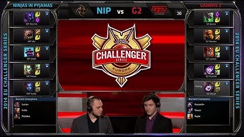 Ninjas In Pyjamas (w ALex Ich) vs Gamers 2 (w Ocelote) | Game 3 SemiFinals EU Challenger Summer 2014