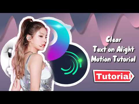 clear text on alight motion easy tutorial #kpop